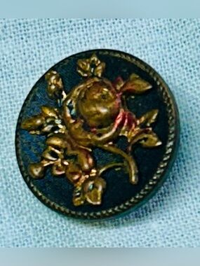Vintage Gold and Black Decorative Buttons